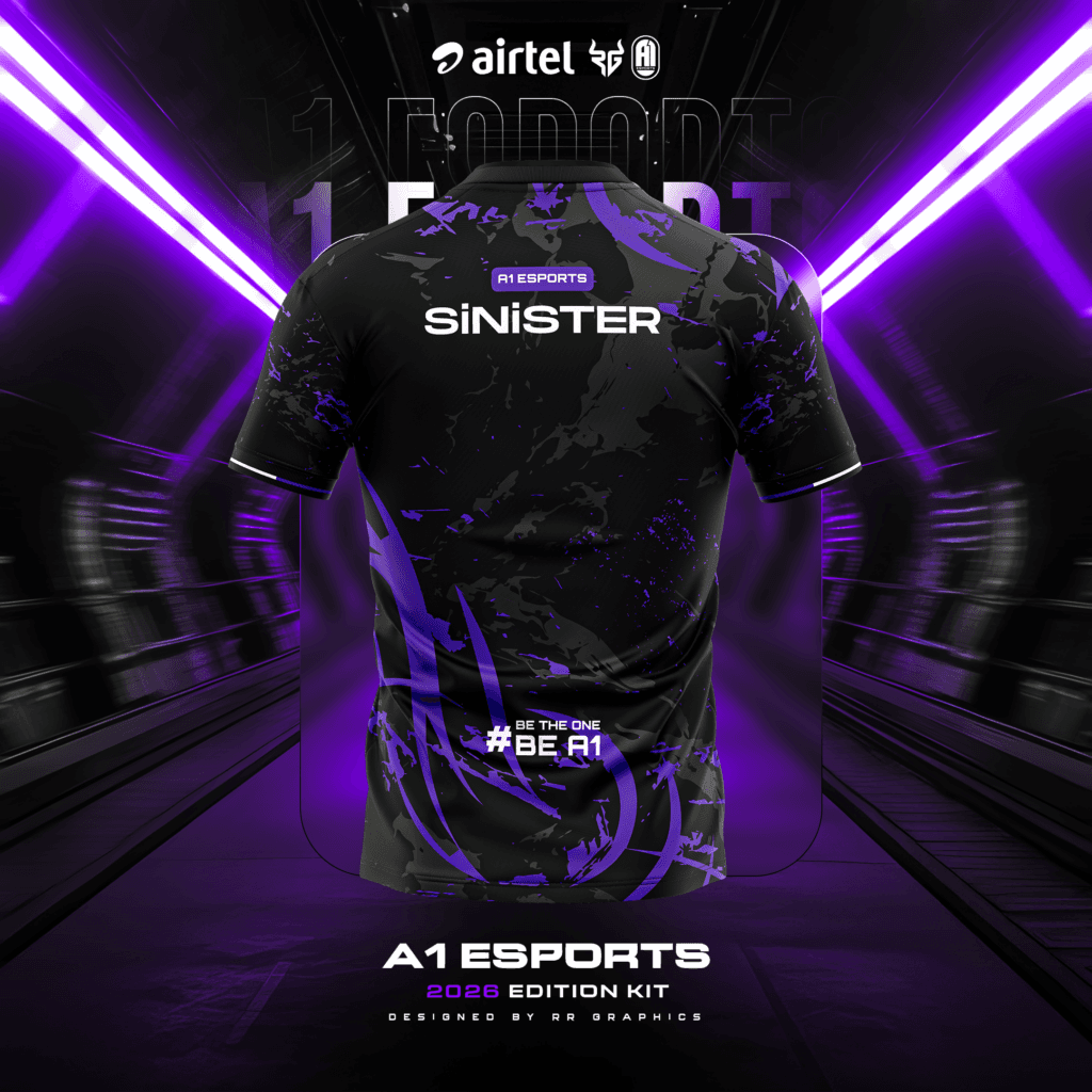 A1 Stealth Tee – Midnight Black